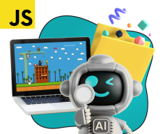 Язык программирования JavaScript + AI. Проектное обучение + геймификация + AI-помощники - КИБЕРшкола программирования для детей, компьютерные курсы для школьников, начинающих и подростков - KIBERone г. Саяногорск