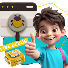 Тестирование & Vibe Debug. Охотники за багами - КИБЕРшкола программирования для детей, компьютерные курсы для школьников, начинающих и подростков - KIBERone г. Саяногорск