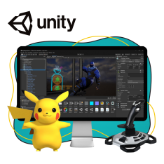Мир игр на Unity 2D на популярном движке + AI-помощники - КИБЕРшкола программирования для детей, компьютерные курсы для школьников, начинающих и подростков - KIBERone г. Саяногорск