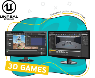 Unreal Engine 4. Игровой движок - Школа программирования для детей, компьютерные курсы для школьников, начинающих и подростков - KIBERone г. Саяногорск