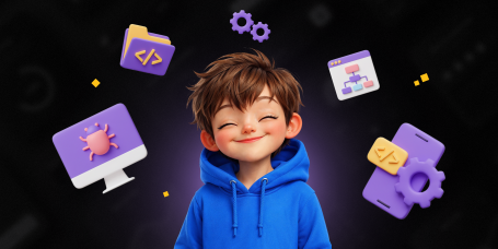 Идеальный сайт с нуля: код, дизайн и AI-помощник - КИБЕРшкола программирования для детей, компьютерные курсы для школьников, начинающих и подростков - KIBERone г. Саяногорск